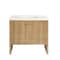 James Martin Vanities Hudson 36in Single Vanity, Light Natural Oak w/ 3 CM White Zeus Top 435-V36-LNO-3WZ - alternate 1